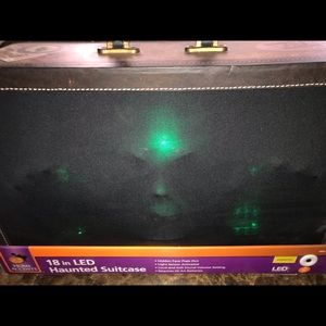Animated Haunted Halloween Suitcase